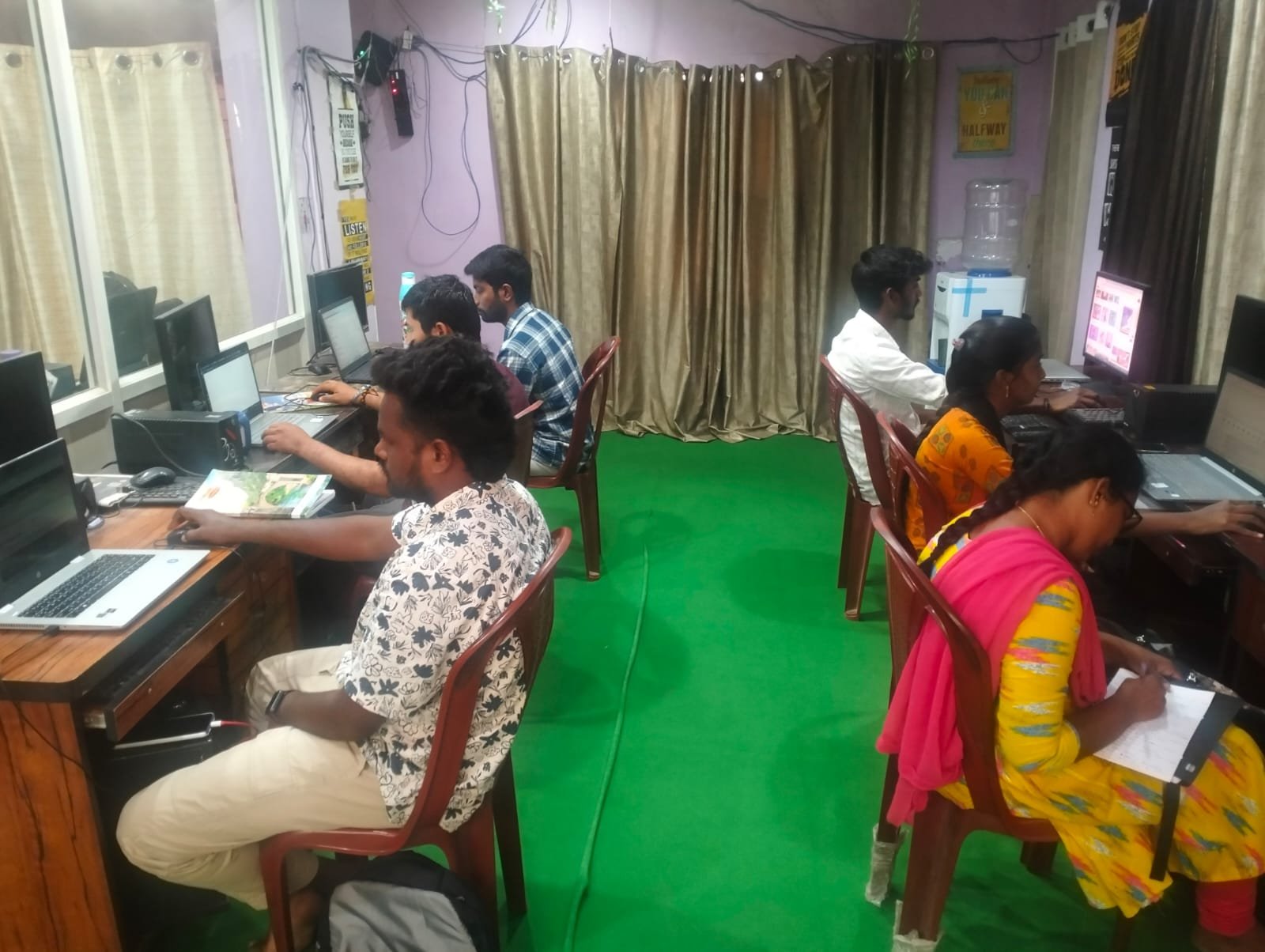 Adithya Digital Creatives Students Classroom Training Hanamkonda